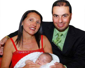 Trish Rechichi, 44, and husband Angelo, 43, are parents to daughter Bianca, 15 months